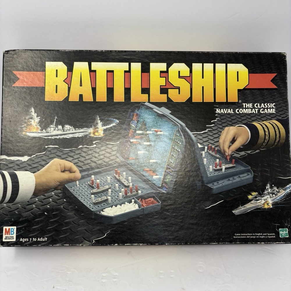 Vintage 1998 Milton Bradley Battleship Board Game Complete Hasbro MB USA